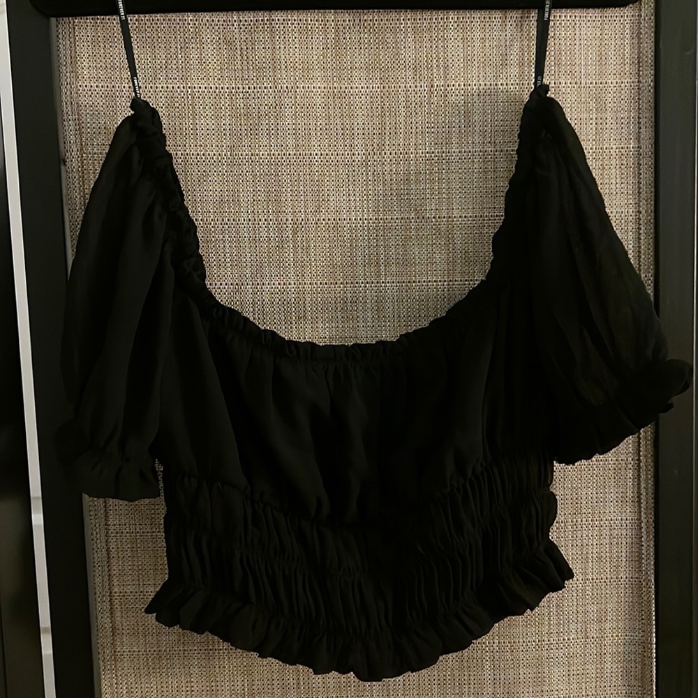 Sheer crop top